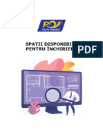 Spatii de Inchiriat Posta Romana (Septembrie 2023)