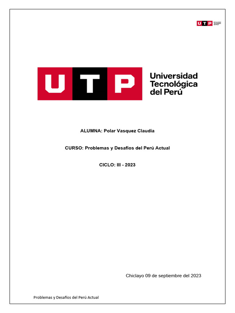 Ensayo PDF Perú Dictadura