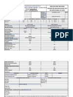 Welder and Welding Operator Qualification Test Record (Asme Ix Code)