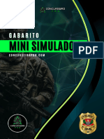 Mini Simulado 1 PCSP Gabarito