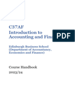 C37AF - Course Handbook For 2023-2024-1
