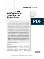 Continuum-Diagnosis and Management of Subarachnoid Hemorrhage