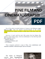 Contemporary Philippine Film and Cinematography