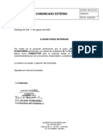 Carta Laboral Juan David