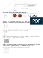 Atividade em Grupo IV Unidade Ciclo