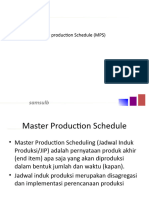Master Production Schedule