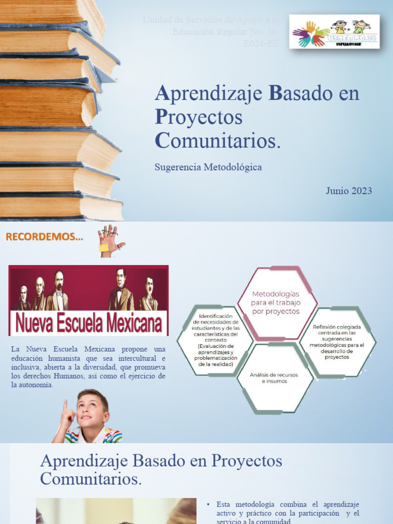 Aprendizaje Basado en Proyectos Comunitarios | PDF