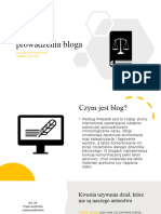 Prawne Reulacje Prowadzenia Bloga