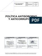 LA-SGAS-D-003 - Politica Antisoborno y Corrupcion - LANESA S