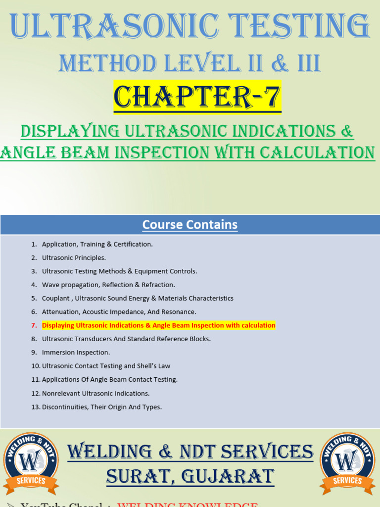 Ultrasonic Testing: Angle Beam Insights | PDF | Nondestructive Testing ...