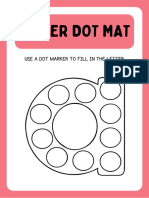 Alphabet Dot Mat
