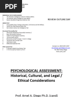 History of Psychological Assessment