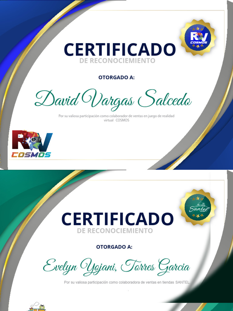 CERTIFICADOS | PDF