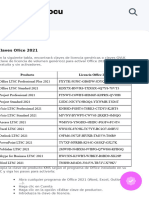 Claves Office 2021 - TRABAJOS