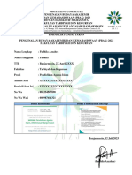 Contoh Formulir PBAK 2023