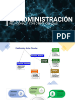 Tema 1 - LA ADMINISTRACION Y CIENCIAS