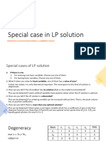 5 LP - Special Case in LP Solution