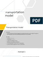7 Transportation Model