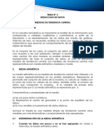 CPA 231 Tema #3 REDUCCION DE DATOS - INDICADORES DE TENDENCIA CENTRAL