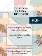 Cristo Es La Peña de Horeb