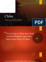 China Historical Background