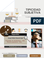 Tipicidad Subjetiva - Eduardo Mijail Quisp