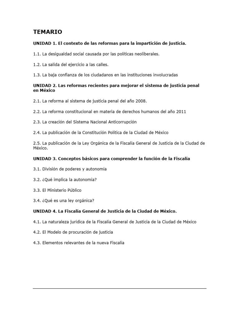 Reformas en la Justicia Penal en México | PDF | Fiscal | México