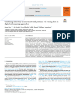 Combining Laboratory Measurements and Proximal Soil Sensing Data in Digital Soil Mapping Approaches