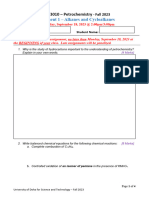 Assignment 1 Alkanes and Cycloalkanes-F23