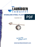 494 - Stainless Steel Float Valves