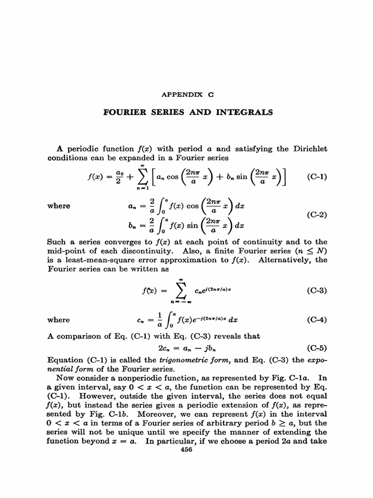 Fourier Series and Integrals Overview | PDF | Fourier Series | Harmonic ...