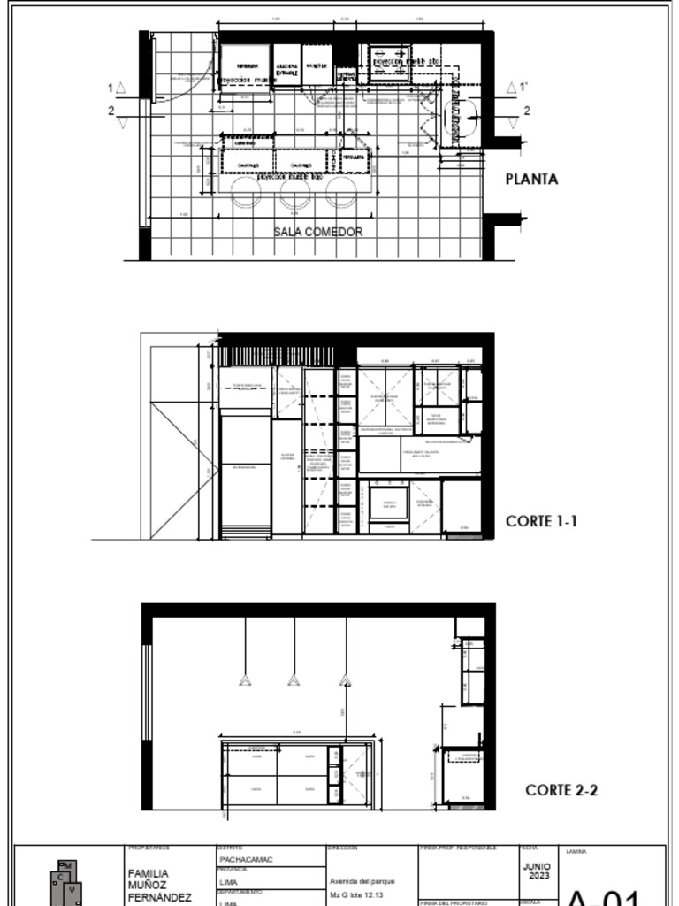 Diseño de Cocina en Pachacamac | PDF