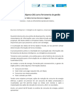 Business Intelligence Como Ferramenta de Gestão