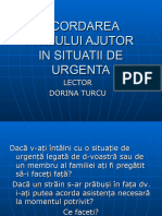 Suport de Curs - Acordarea Primului Ajutor În Situații de Urgență