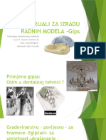 DT Tehnologija Zub - Materijala Materijali Za Izradu Radnih Modela 1 R 2