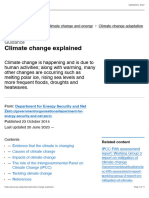 Climate Change Explained - GOV - UK