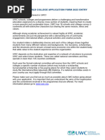 UWC Student Application Form 2025-2027 | PDF | Psychological Resilience