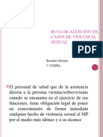 Ruta de Atención A Victimas y Sobrevientes de Abuso Sexual CS San Pedro