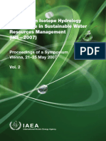 W-12 Proc Symposium 2007 Vol II Advances in Isotope Hydrology (IHS-2007) 2007