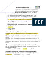 Grade 8 Competency Based Worksheet 2-2023