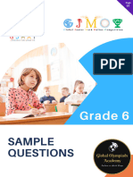 GJMOY Exam Grade 6 - Sample Questions