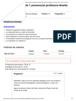 Practica Calificada 1 Presencial Profesora Noelia 2023 - Química Inorgánica - C19 1ero D-A - C19 1ero C-A-A