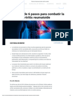 Protocolo de 6 Pasos para Combatir La Artritis Reumatoide