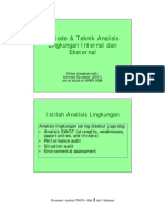 Materi Analisis Lingkungan