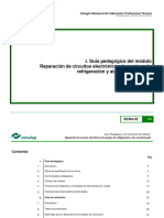 I. Guía Pedagógica Del Módulo Reparación de Circuitos Electrónicos de Equipos de Refrigeración y Aire Acondicionado