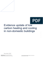 Evidence Update of Low Carbon Heating and Cooling in Non-Domestic