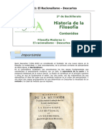 HF2 - Tema 3.4 Filosofia Moderna 1 El Racionalismo - Descartes