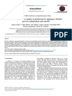 Towards Predictive Quality in Production by Applying A Flexible Process-Independent Meta-Model