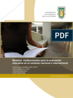 Modelos Institucionales Evaluacion Educativa IIDE UABC