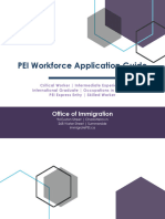 Pei Workforce Application Guide